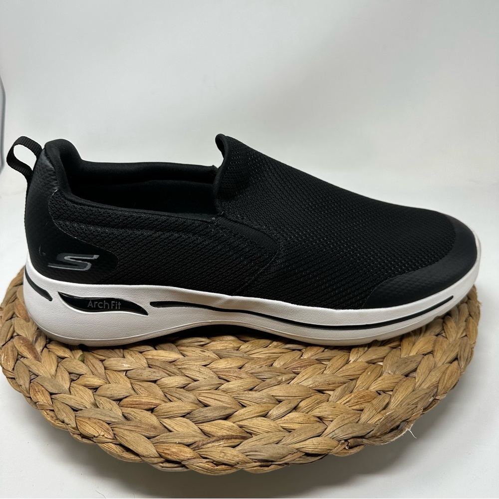 Skechers Black Slip-On Men's Shoes